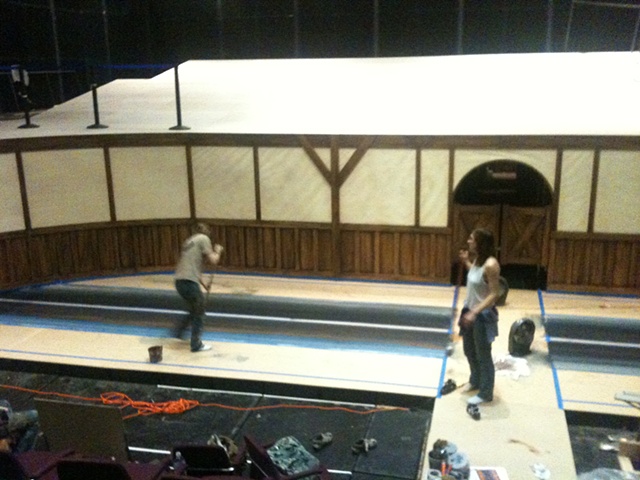 Starting the big carpet