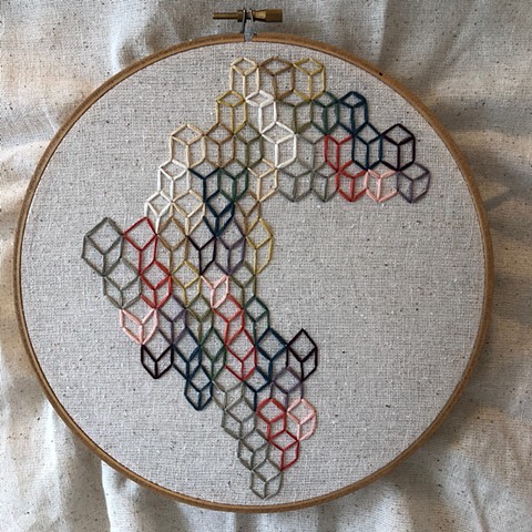1 year of stitches (2020) / shelter in stitches (box by box)