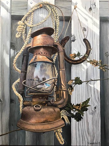 Antique Kerosene Lantern