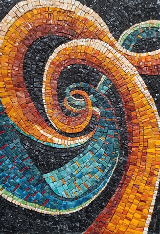 Mosaic, Mosaic Art, Rollercoaster, Life journey, Leonard Cohen, Anthem, 
