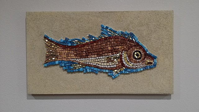 Pisces, Ravenna Technique, mosaics