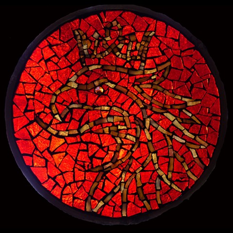 Stained Glass Mosaic by David Chidgey