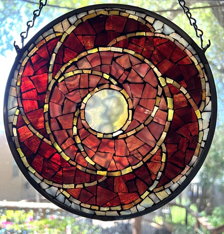 Stained Glass Mosaics Mandala Workshop by Kathleen Nakasone