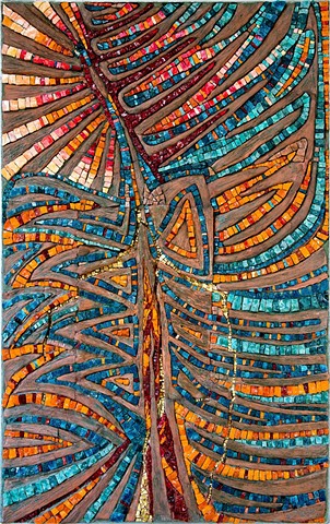 Celebration, Mosaics, David Chidgey, Art Glass Mosaics