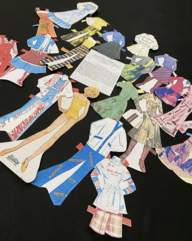 Textile History Paper Doll Barbie