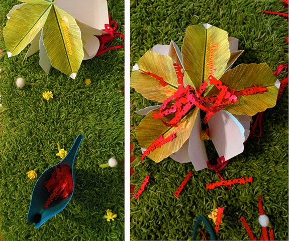 Act I: Skirt Book as Flower in Incomplete Garden