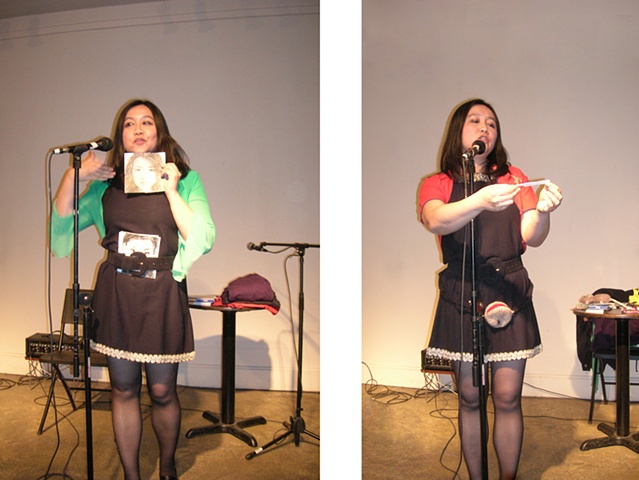 Performing at Zora Art Space, Brooklyn, New York, 2011

Photo by Dallas Chang