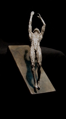 male nude bronze sculpture