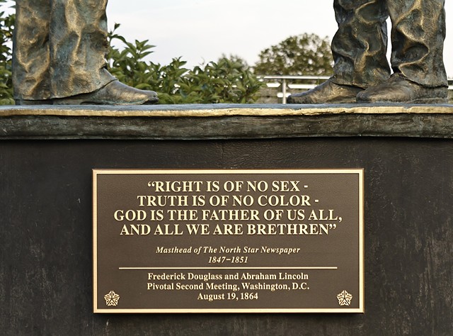 Masthead of the North Star Newspaper plaque