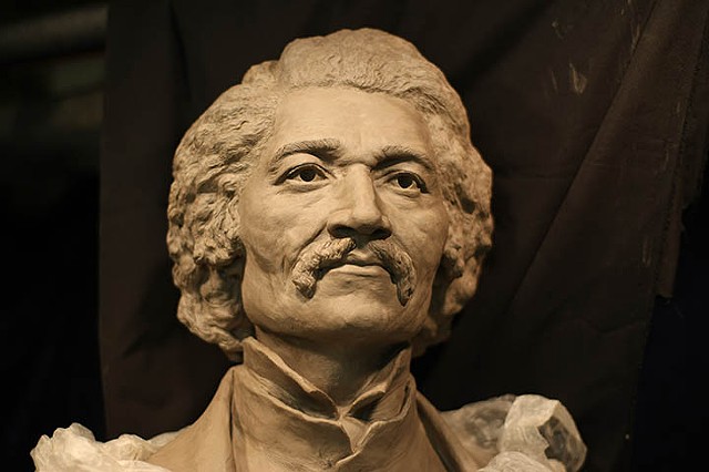 Frederick Douglass, clay for "Salt of the Earth, Light of the World"
