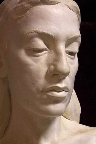 female bust sculpture