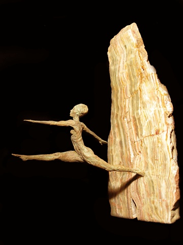 female dancer wall mount onyx