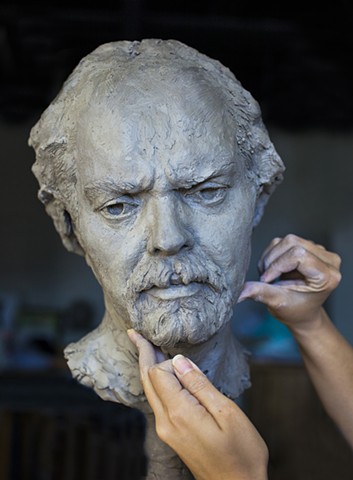 Portrait of Octavio Vazquez, music composer