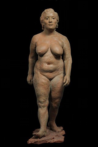 contemporary figure sculpture female motion 