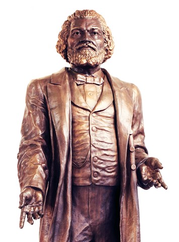 Frederick Douglass at the Frederick Douglass Airport in Rochester, NY