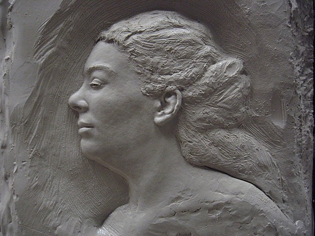 Elizabeth, bas-relief