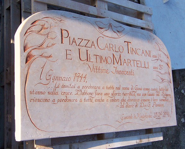 Piazza Carlo Tincani e Ultimo Martelli Memorial