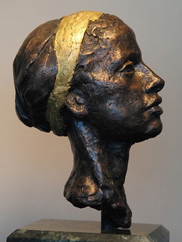 female bust sculpture