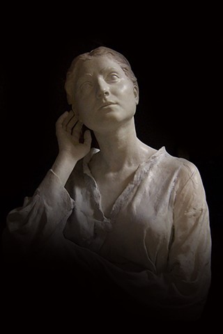 female bust sculpture