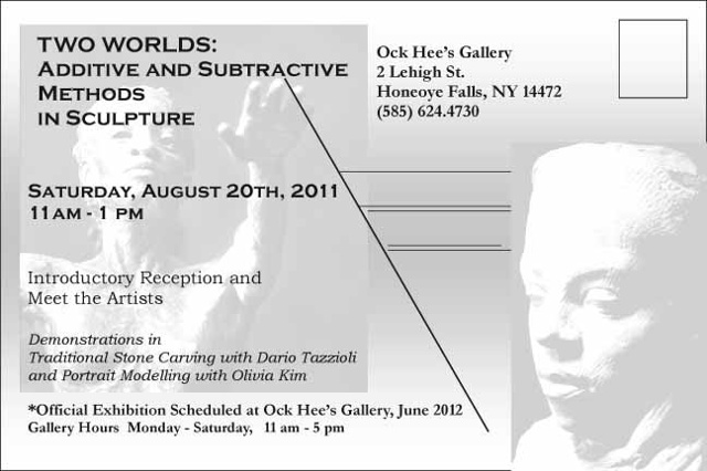 Two Worlds: Additive and Subtractive Methods in Sculpture, back
