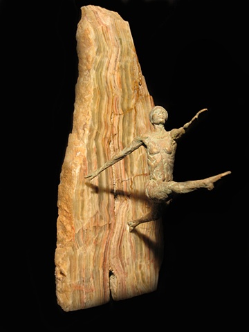 female dancer wall mount onyx