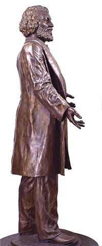 Frederick Douglass at the Rochester, NY Ariport
