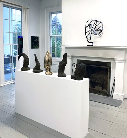 Installation at Hudson House, NY with JAG Projects (pictured: Matthew Fischer, Carl D'Alvia, Courtney Puckett)