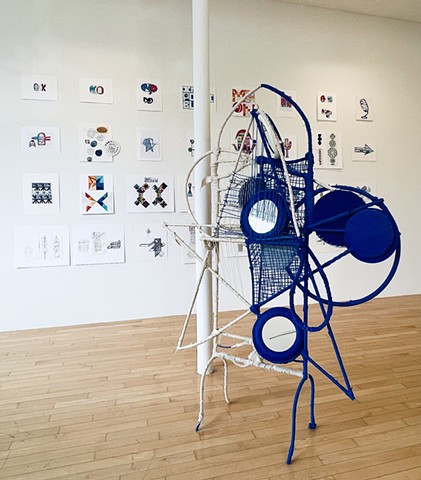 Courtney Puckett: Drawings and Sculptures, Solo Exhibition at Furnace- Art on Paper Archive, Falls Village, CT