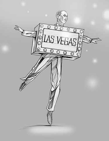 Vegas Man prop