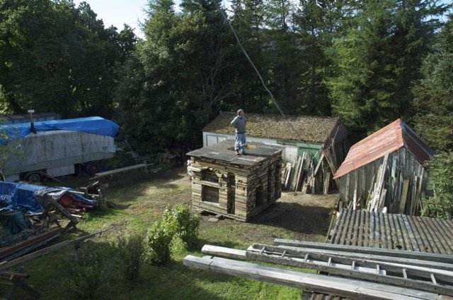 Daniel Seiple, Can't see the trees for the wood, Collaboration with woodcarver, Gavin Smith, at his home in Corgarff, Aberdeenshire, Scotland. Slow Prototypes collaboration series, Scottish Sculpture Workshop, Lumsden Scotland, 2012

After