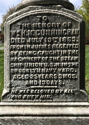 Doug Clouse, Lettering, Green-Wood Cemetery 