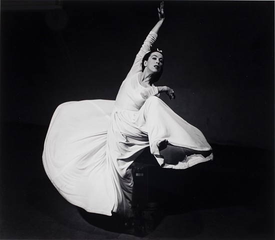 Barbara Morgan, Martha Graham, Letter to the World, Swirl, 1940, gelatin silver print, courtesy of the Fordham University Library Archives and Special Collections