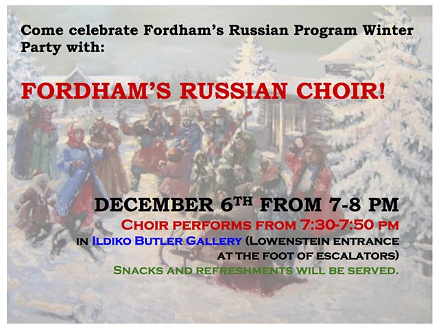 Russian Choir Winter Party