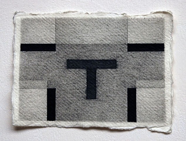graphite cross vestment 
