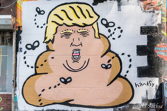 Trump, NYC, Street Art, SOHO, political street art