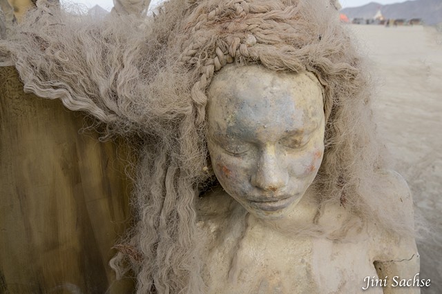 Burning Man 2016, The Muses of DaVinci, Burning Man Art, elizabeth mallory and mikell haynes