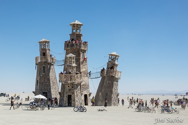 The Black Rock Lighthouse Service, Burning Man, Burning Man 2016, Lighthouse, Sunrise, Burning Man Art