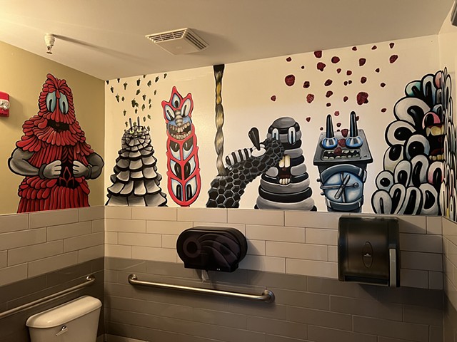 Commissioned mural for Pollyanna Brewing: 431 Talcott Avenue / Lemont, IL
