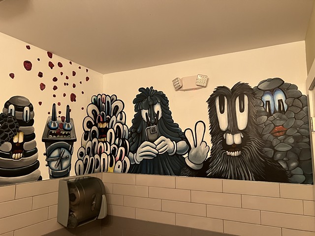 Commissioned mural for Pollyanna Brewing: 431 Talcott Avenue / Lemont, IL