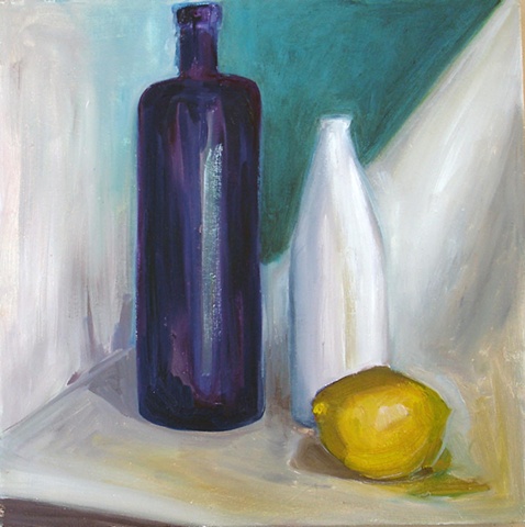Bottles and lemons
