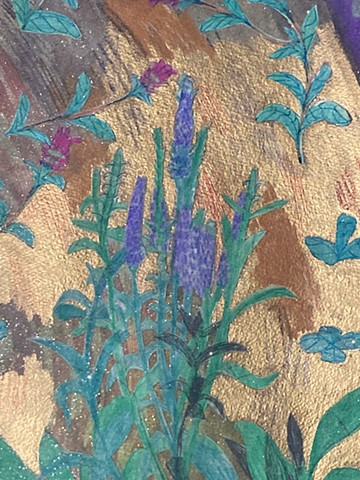 the garden i imagined detail : speedwell