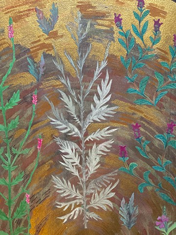 the garden i imagined detail : mugwort