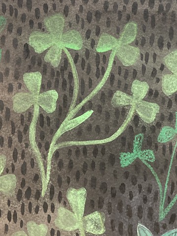 the garden i imagined detail : clover