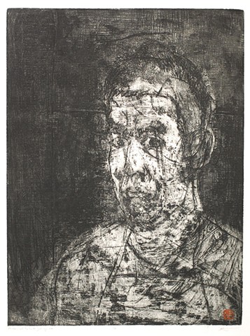 Printer at Age 22 (Self Portrait)