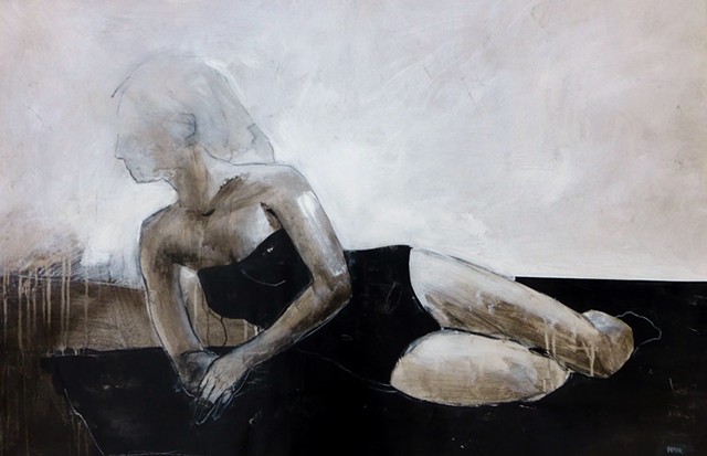 Christopher Peter art original acrylic abstract painting artwork