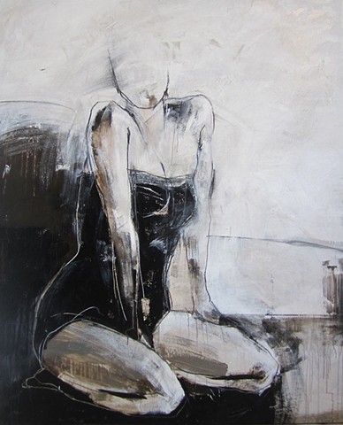 Christopher Peter art original acrylic abstract painting artwork