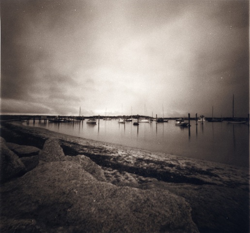 sepia-toned pinhole photograph, Edgartown, Massachusetts