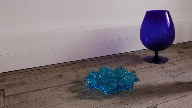 Robyn LeRoy-Evans photography artist art 2013 Wales blue glass objects
