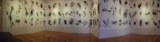 Installation at The University of Texas at Brownsville, Rustberg Gallery Exhibition. 