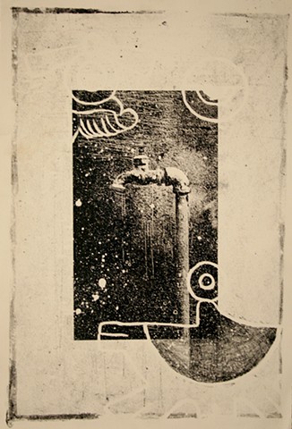 Printmaking, Lithography, South Texas, 